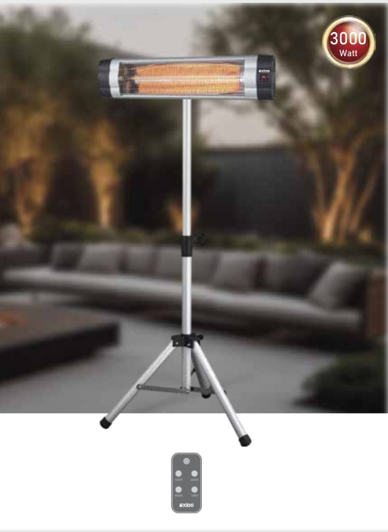 بخاری برقی ۳۰۰۰ وات کربنی با کنترل اگزیدو